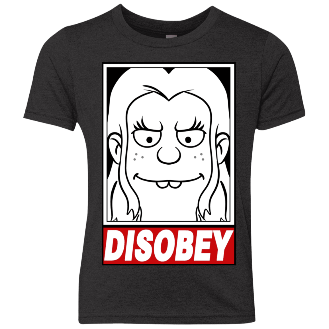 T-Shirts Vintage Black / YXS Disobey Youth Triblend T-Shirt