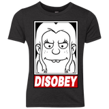 T-Shirts Vintage Black / YXS Disobey Youth Triblend T-Shirt