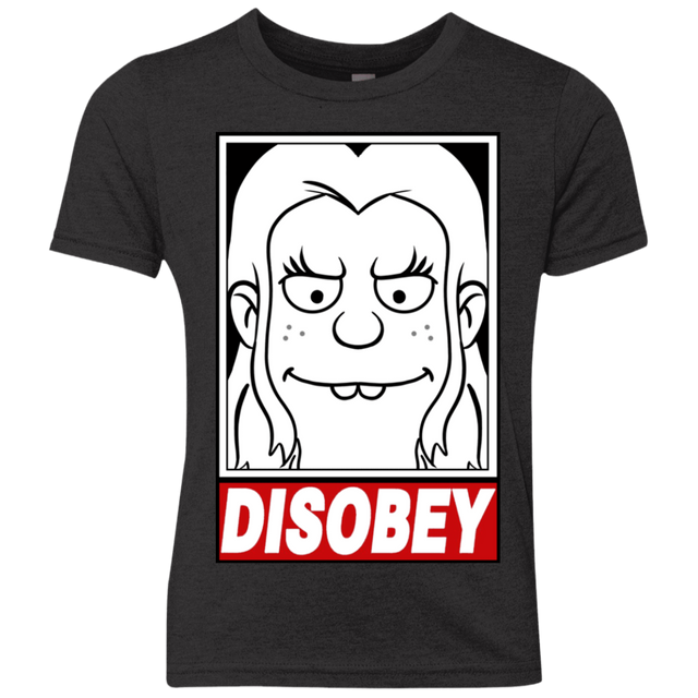 T-Shirts Vintage Black / YXS Disobey Youth Triblend T-Shirt