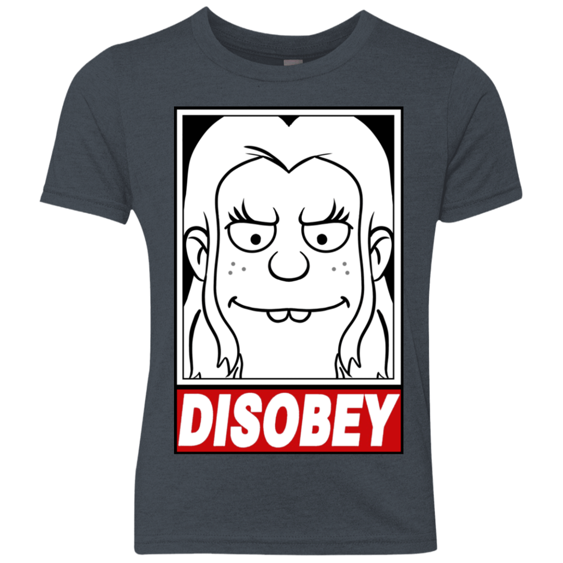 T-Shirts Vintage Navy / YXS Disobey Youth Triblend T-Shirt