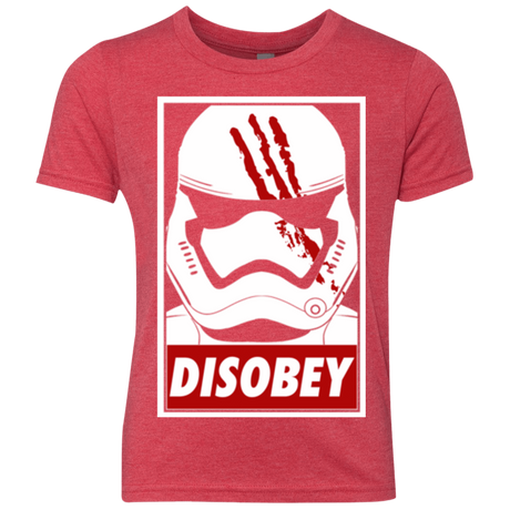 T-Shirts Vintage Red / YXS Disobey Youth Triblend T-Shirt