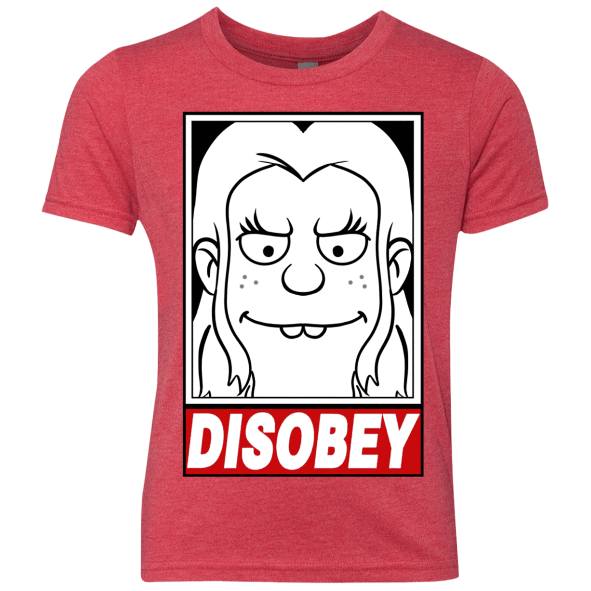 T-Shirts Vintage Red / YXS Disobey Youth Triblend T-Shirt