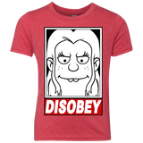 T-Shirts Vintage Red / YXS Disobey Youth Triblend T-Shirt