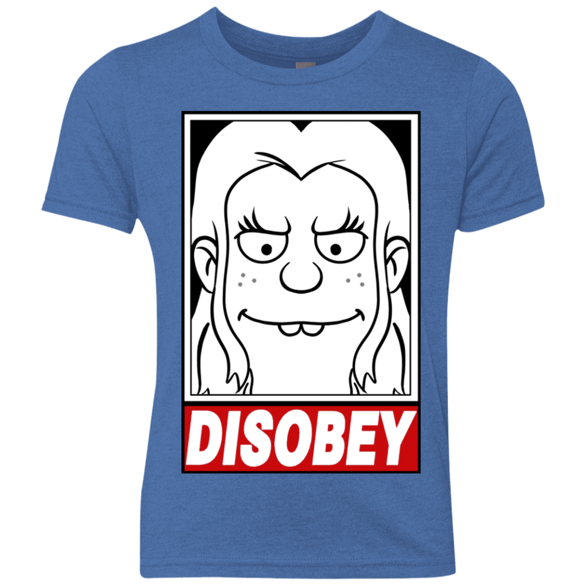 T-Shirts Vintage Royal / YXS Disobey Youth Triblend T-Shirt