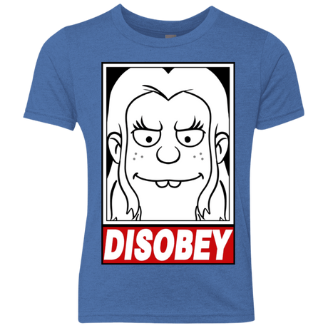 T-Shirts Vintage Royal / YXS Disobey Youth Triblend T-Shirt