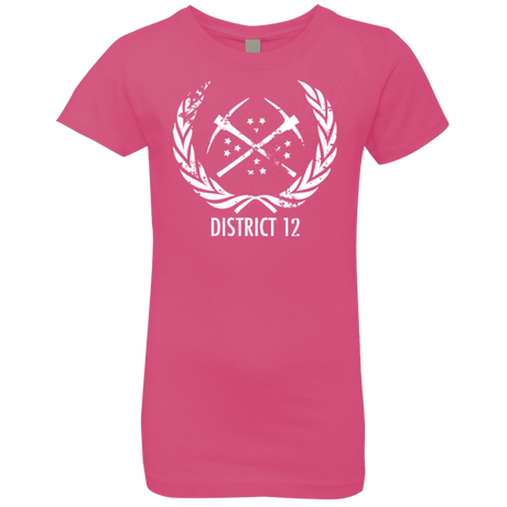 T-Shirts Hot Pink / YXS District 12 Girls Premium T-Shirt