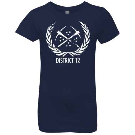 T-Shirts Midnight Navy / YXS District 12 Girls Premium T-Shirt