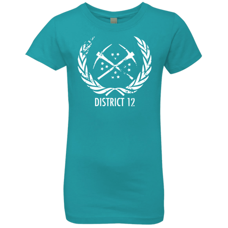 T-Shirts Tahiti Blue / YXS District 12 Girls Premium T-Shirt