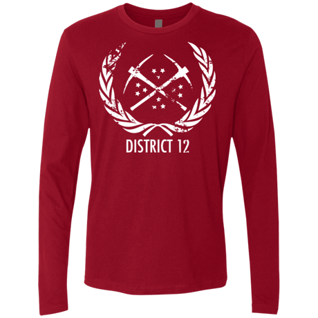 T-Shirts Cardinal / Small District 12 Men's Premium Long Sleeve