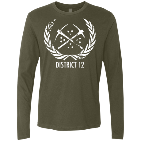 T-Shirts Military Green / Small District 12 Men's Premium Long Sleeve