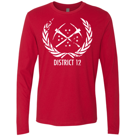 T-Shirts Red / Small District 12 Men's Premium Long Sleeve