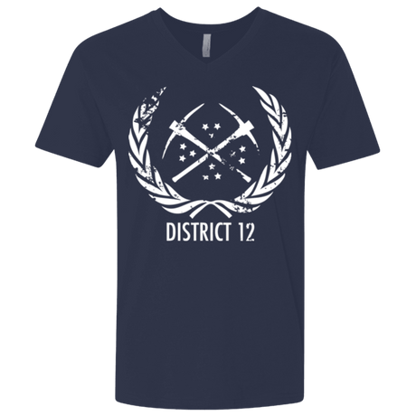 T-Shirts Midnight Navy / X-Small District 12 Men's Premium V-Neck