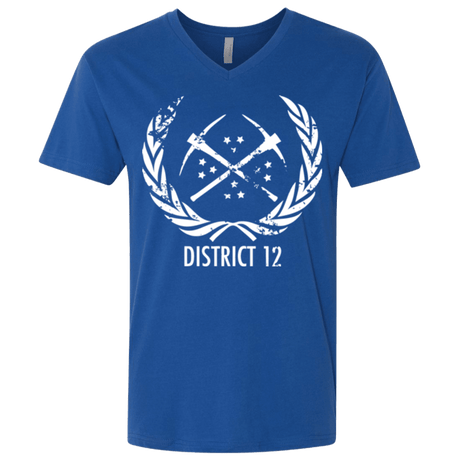 T-Shirts Royal / X-Small District 12 Men's Premium V-Neck