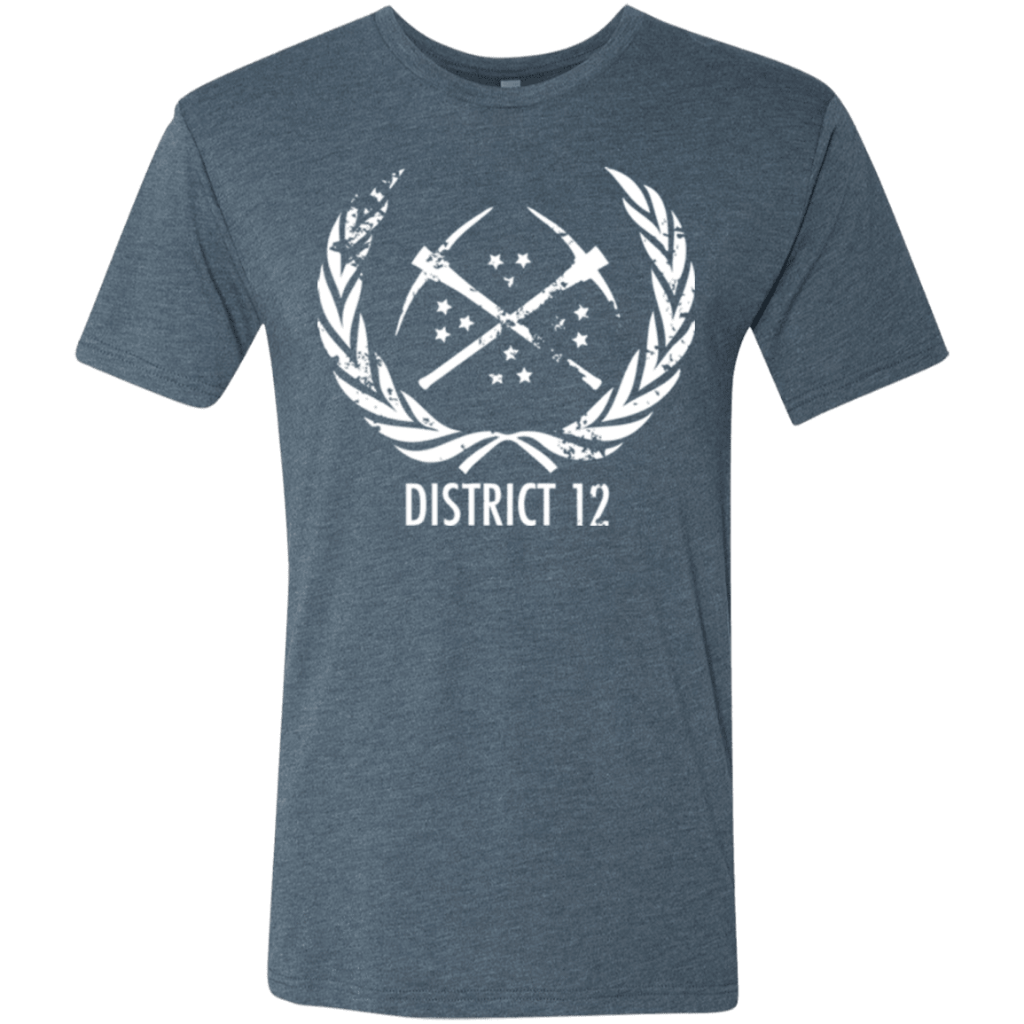 T-Shirts Indigo / Small District 12 Men's Triblend T-Shirt