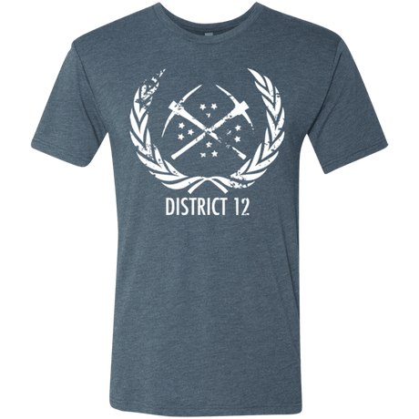 T-Shirts Indigo / Small District 12 Men's Triblend T-Shirt