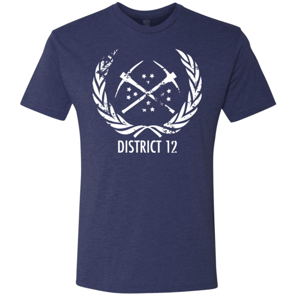 T-Shirts Vintage Navy / Small District 12 Men's Triblend T-Shirt