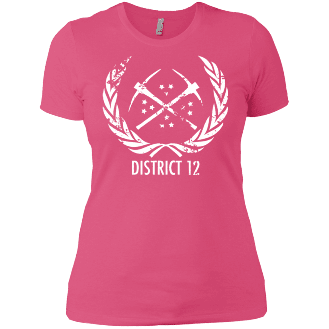 T-Shirts Hot Pink / X-Small District 12 Women's Premium T-Shirt