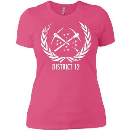 T-Shirts Hot Pink / X-Small District 12 Women's Premium T-Shirt