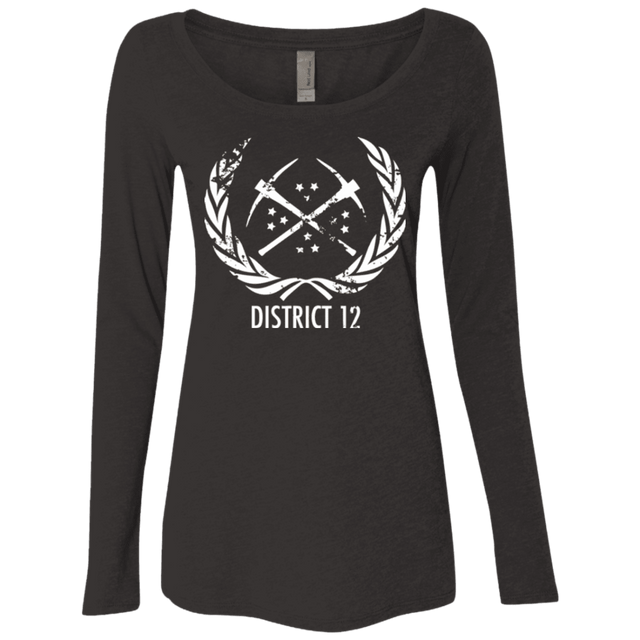 T-Shirts Vintage Black / Small District 12 Women's Triblend Long Sleeve Shirt