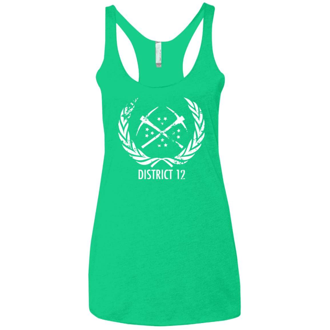 T-Shirts Envy / X-Small District 12 Women's Triblend Racerback Tank