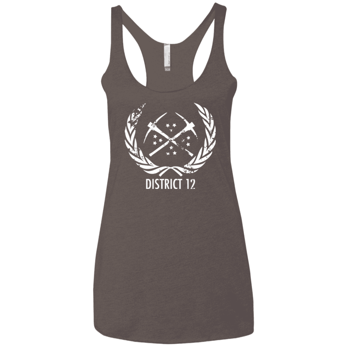 T-Shirts Macchiato / X-Small District 12 Women's Triblend Racerback Tank