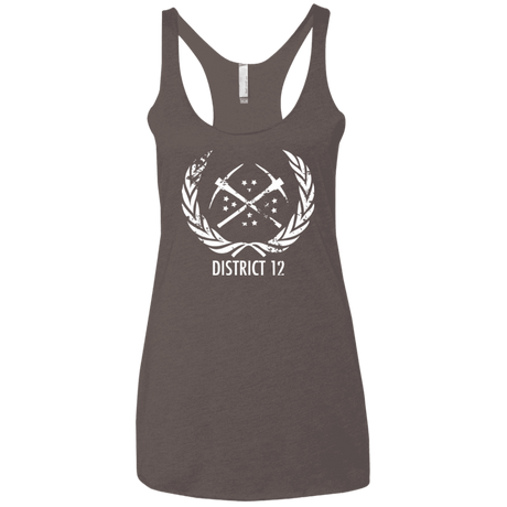 T-Shirts Macchiato / X-Small District 12 Women's Triblend Racerback Tank