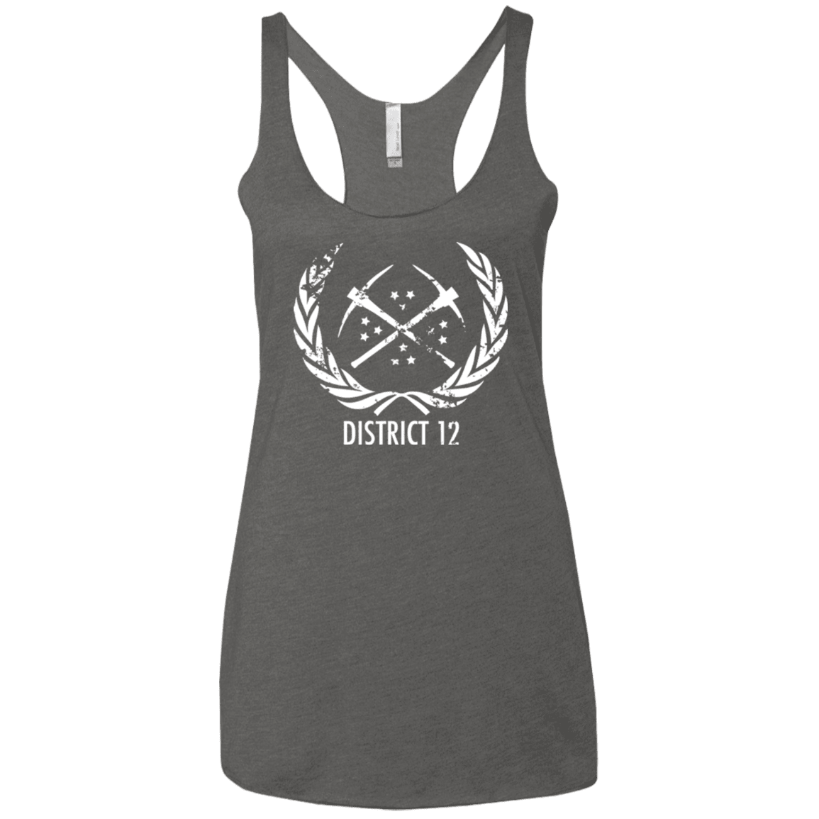 T-Shirts Premium Heather / X-Small District 12 Women's Triblend Racerback Tank