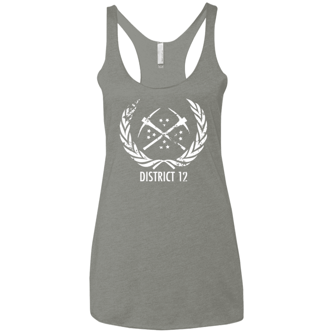 T-Shirts Venetian Grey / X-Small District 12 Women's Triblend Racerback Tank