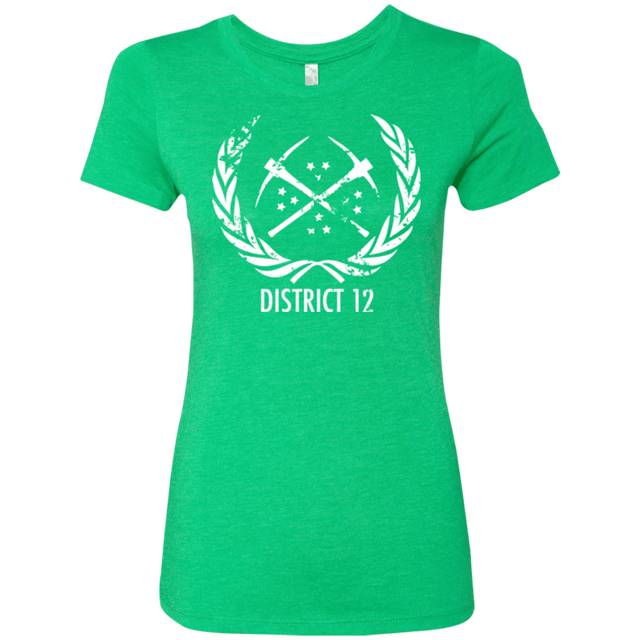 T-Shirts Envy / Small District 12 Women's Triblend T-Shirt