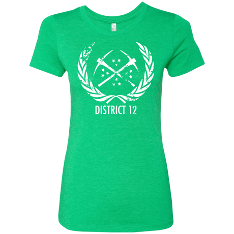 T-Shirts Envy / Small District 12 Women's Triblend T-Shirt