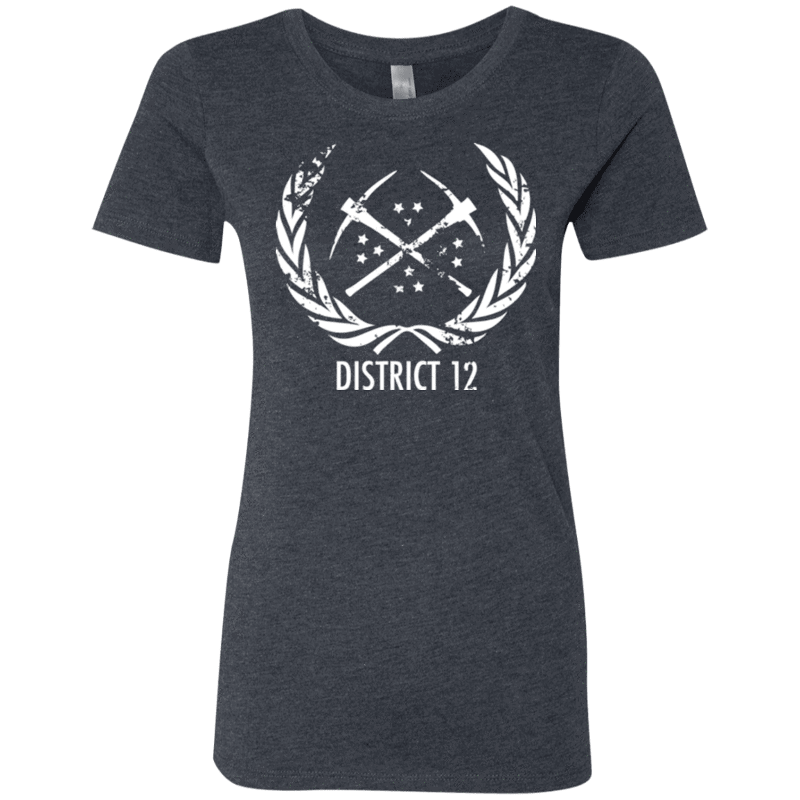 T-Shirts Vintage Navy / Small District 12 Women's Triblend T-Shirt