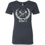 T-Shirts Vintage Navy / Small District 12 Women's Triblend T-Shirt