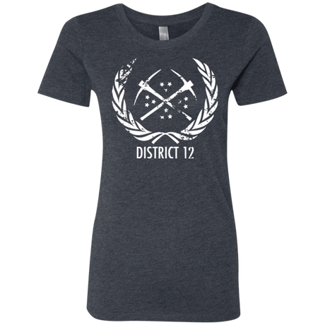 T-Shirts Vintage Navy / Small District 12 Women's Triblend T-Shirt
