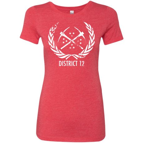 T-Shirts Vintage Red / Small District 12 Women's Triblend T-Shirt