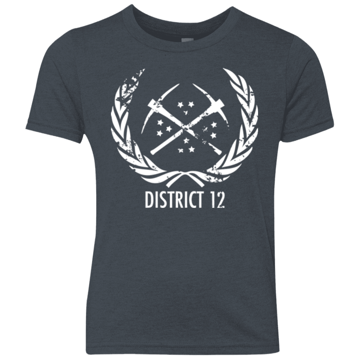 T-Shirts Vintage Navy / YXS District 12 Youth Triblend T-Shirt