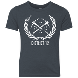 T-Shirts Vintage Navy / YXS District 12 Youth Triblend T-Shirt