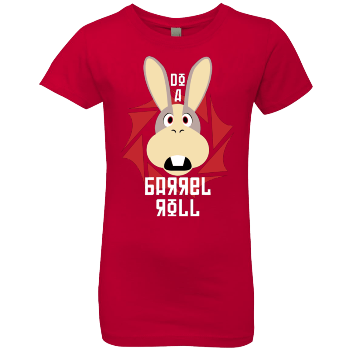 T-Shirts Red / YXS Do A Barrel Roll Girls Premium T-Shirt