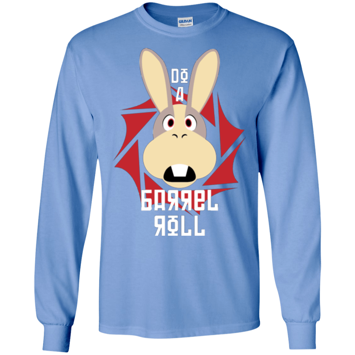 T-Shirts Carolina Blue / S Do A Barrel Roll Men's Long Sleeve T-Shirt