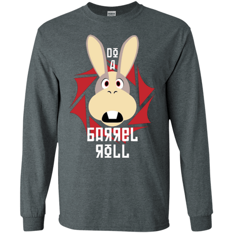 T-Shirts Dark Heather / S Do A Barrel Roll Men's Long Sleeve T-Shirt