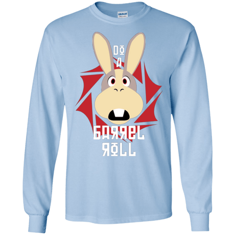 T-Shirts Light Blue / S Do A Barrel Roll Men's Long Sleeve T-Shirt