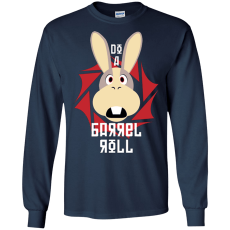 T-Shirts Navy / S Do A Barrel Roll Men's Long Sleeve T-Shirt