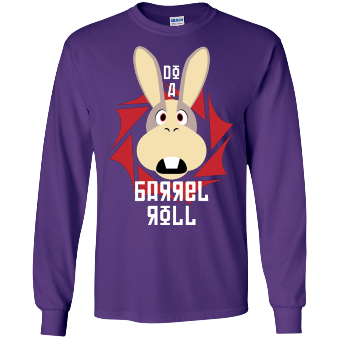 T-Shirts Purple / S Do A Barrel Roll Men's Long Sleeve T-Shirt