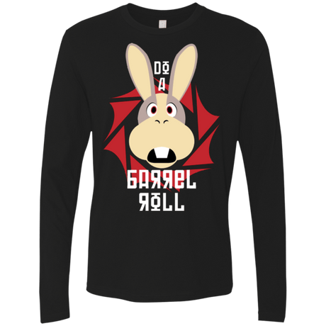 T-Shirts Black / S Do A Barrel Roll Men's Premium Long Sleeve