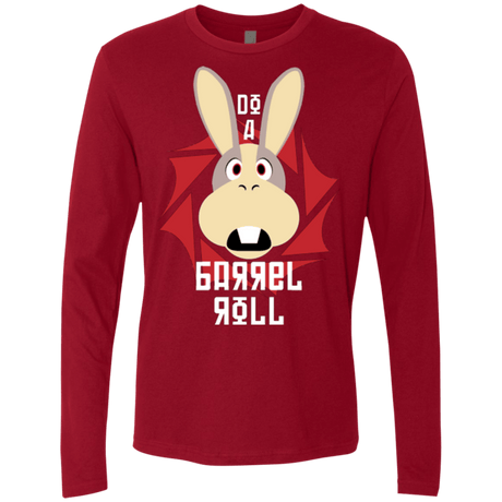 T-Shirts Cardinal / S Do A Barrel Roll Men's Premium Long Sleeve