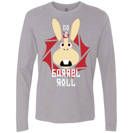 T-Shirts Heather Grey / S Do A Barrel Roll Men's Premium Long Sleeve