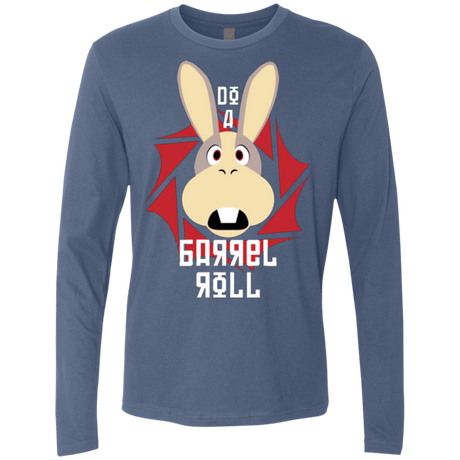 T-Shirts Indigo / S Do A Barrel Roll Men's Premium Long Sleeve