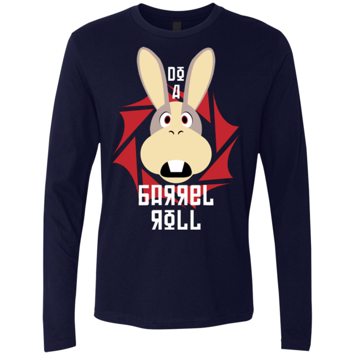 T-Shirts Midnight Navy / S Do A Barrel Roll Men's Premium Long Sleeve