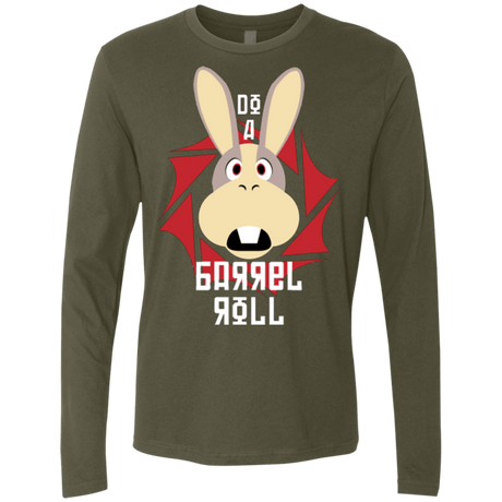 T-Shirts Military Green / S Do A Barrel Roll Men's Premium Long Sleeve