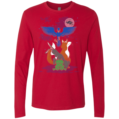 T-Shirts Red / Small Do a barrel roll Men's Premium Long Sleeve