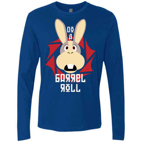 T-Shirts Royal / S Do A Barrel Roll Men's Premium Long Sleeve